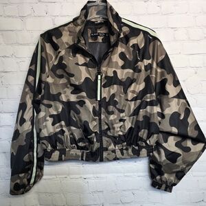 Blanc Noir/ Camo Wind Jacket In Camouflage